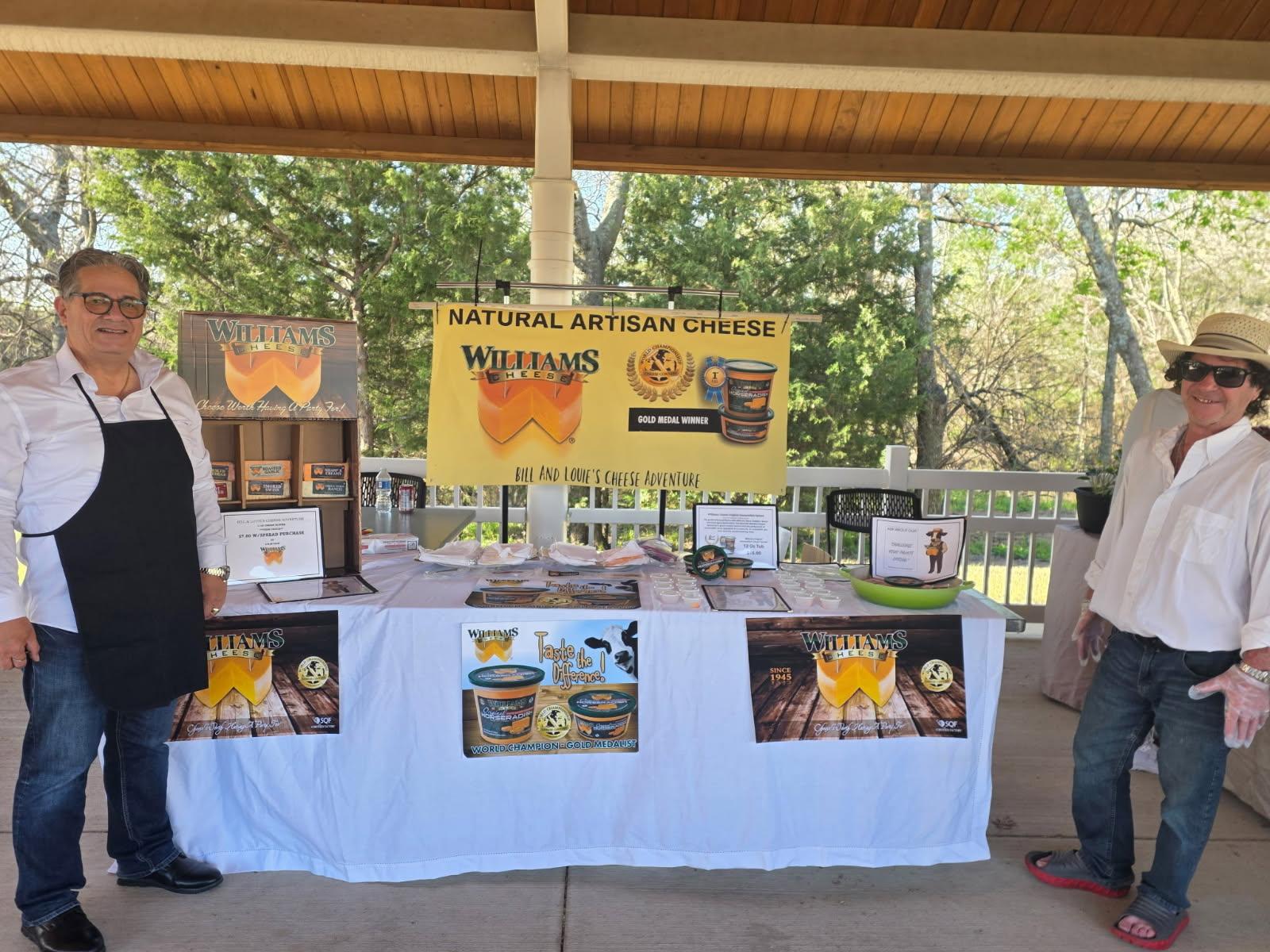 Bill and Louie with cheese